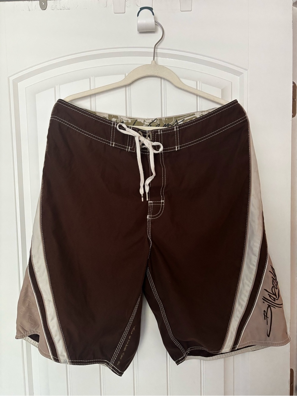 Vintage Y2K Andy Irons Billabong Men’s Brown Board Shorts
